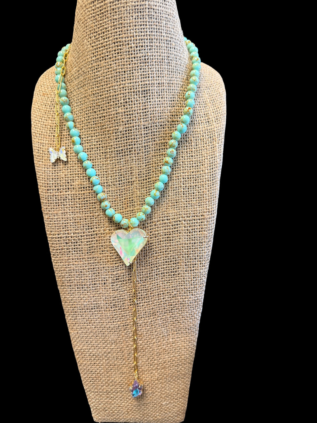 Jaded Gypsy Beaded Crystal Necklace