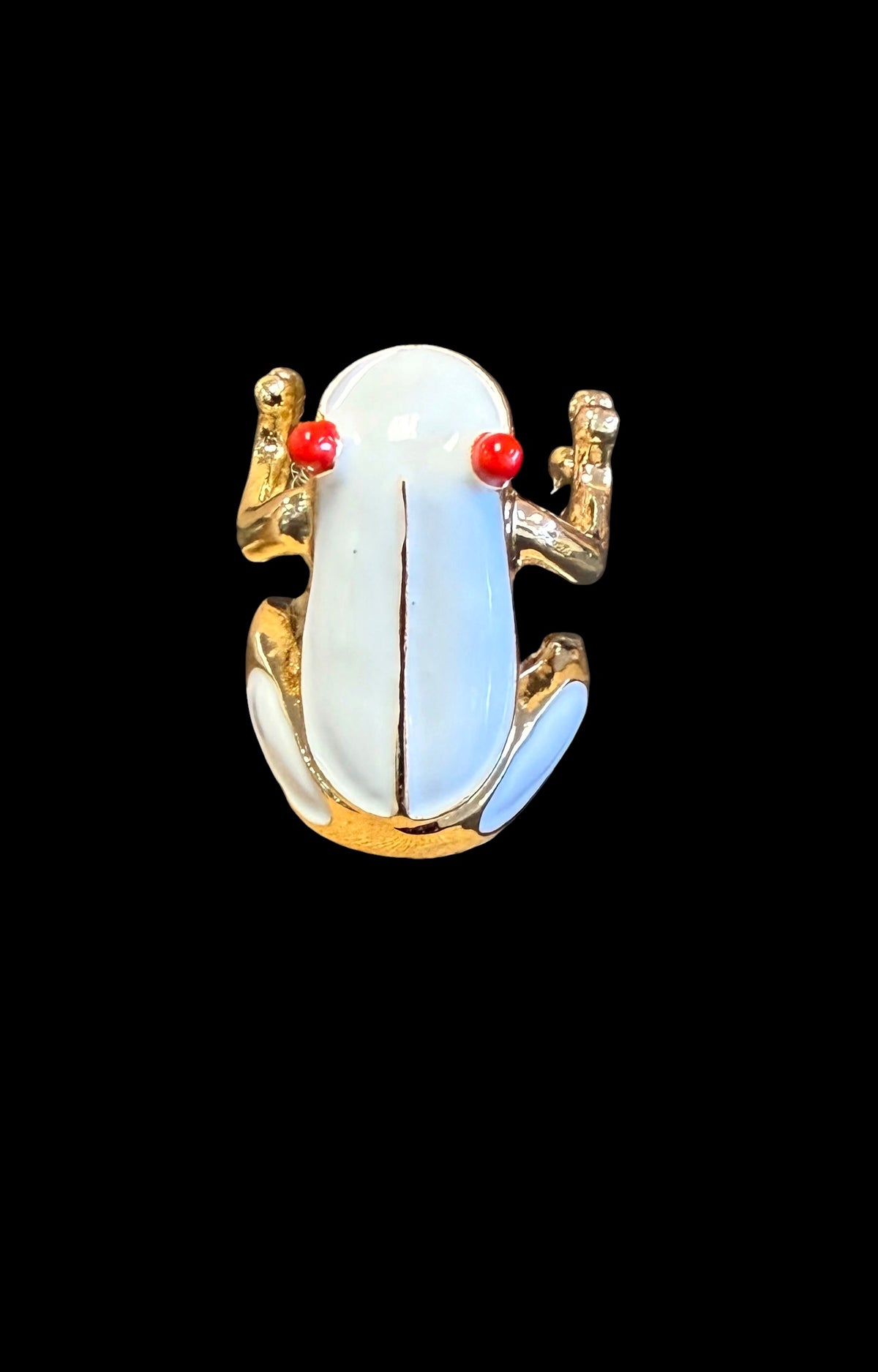 Jaded Gypsy Gold-Plated Frog Rings