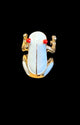 Jaded Gypsy Gold-Plated Frog Rings