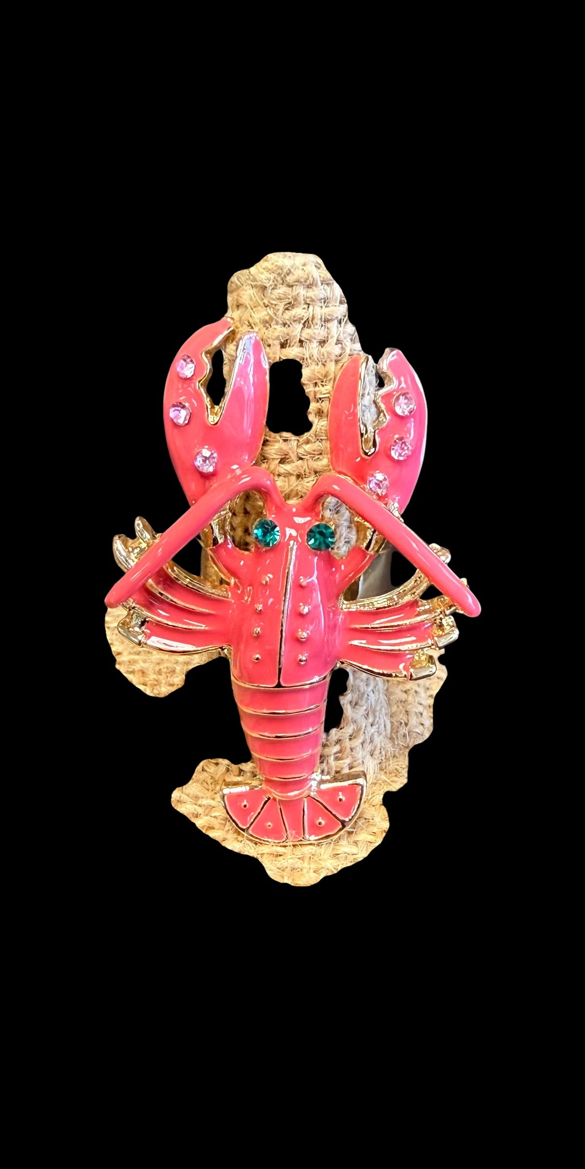 Jaded Gypsy Gold-Plated Adjustable Lobster Rings