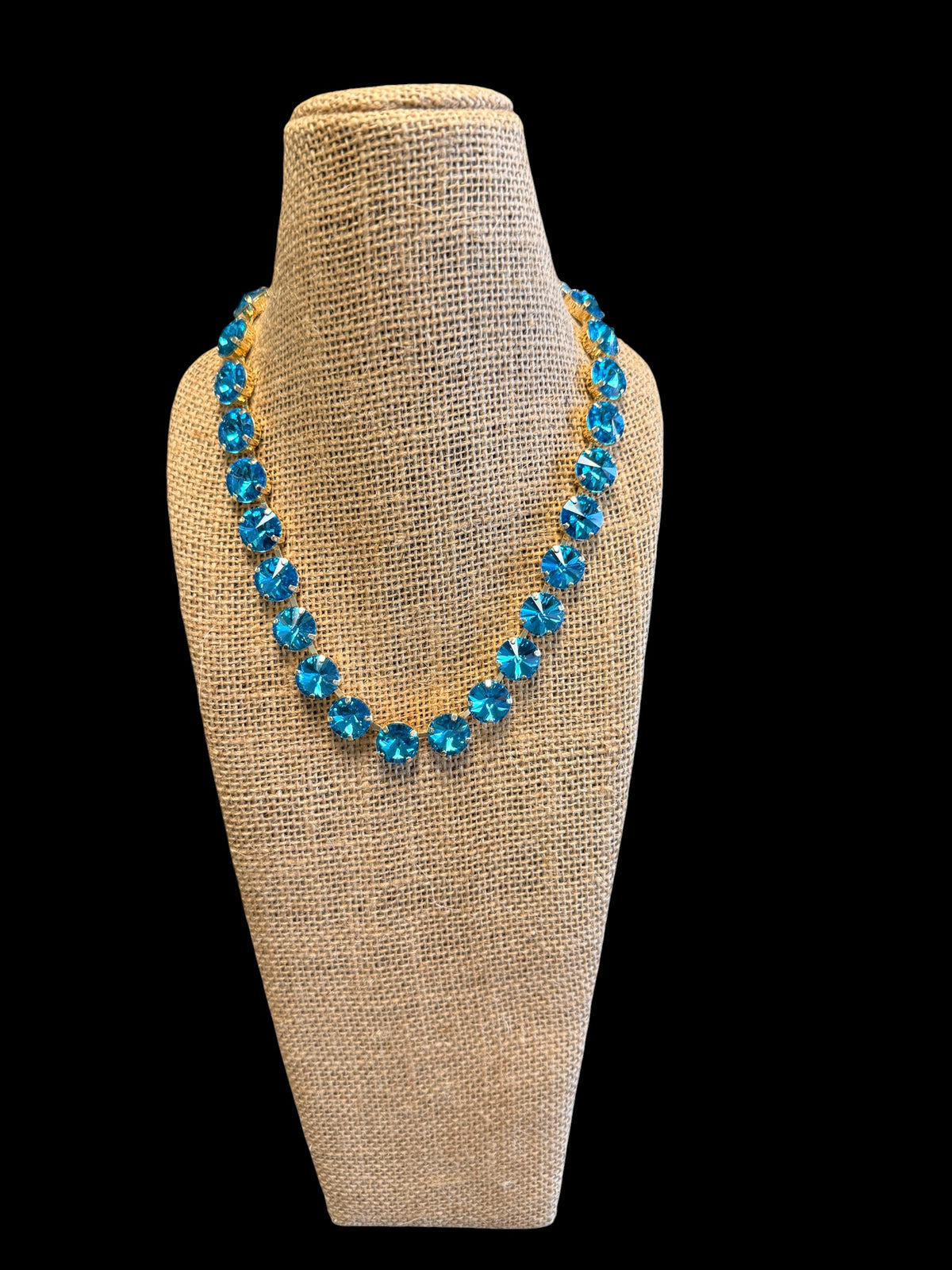 Wafa  Violet Halo Necklace