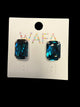 Wafa Rectangle Austrian Crystal Earrings