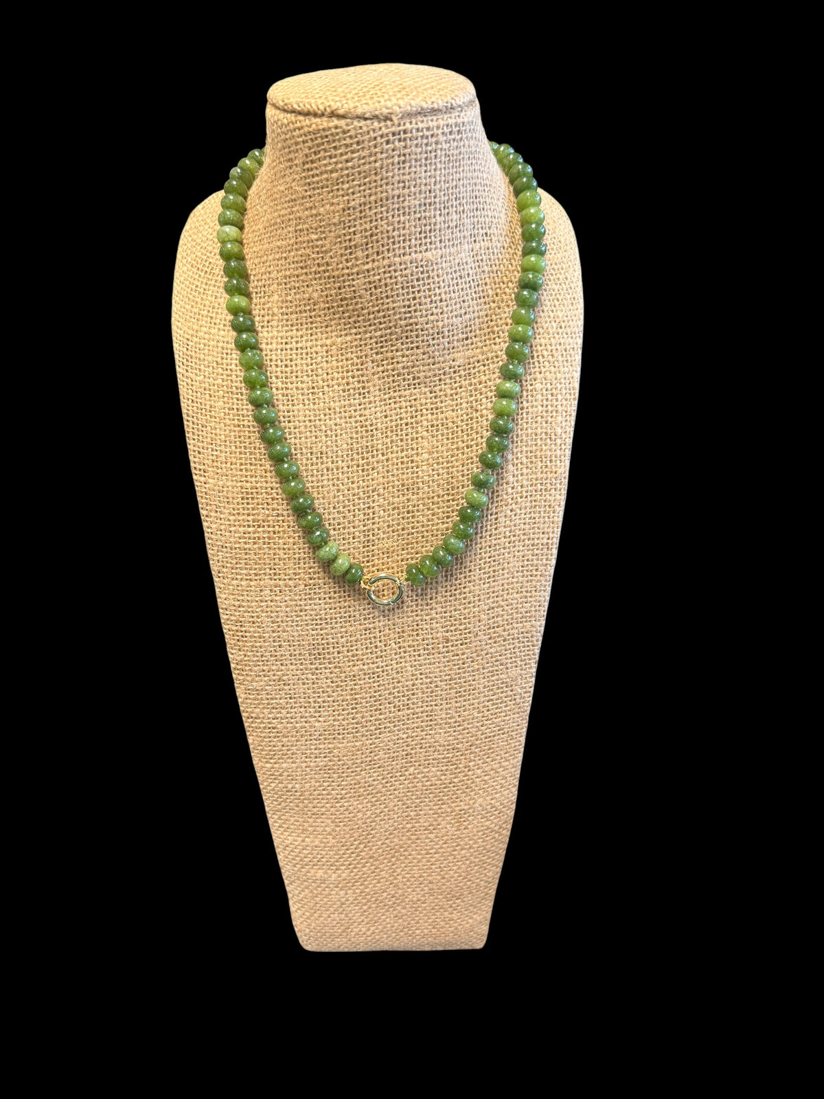 Wafa Beaded Necklace with Charm Circle