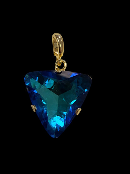 Australian Crystal Triangle Charm