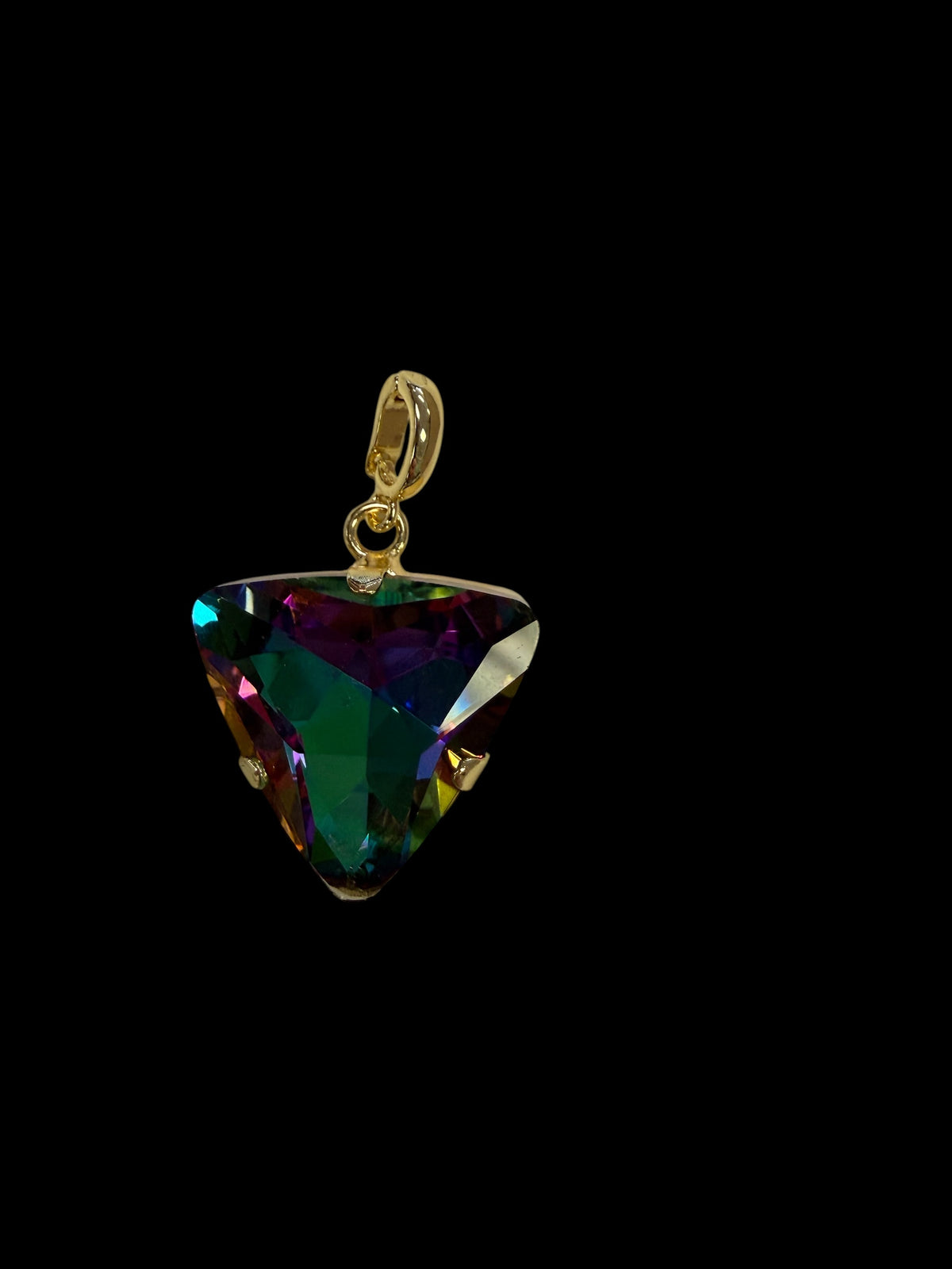 Australian Crystal Triangle Charm