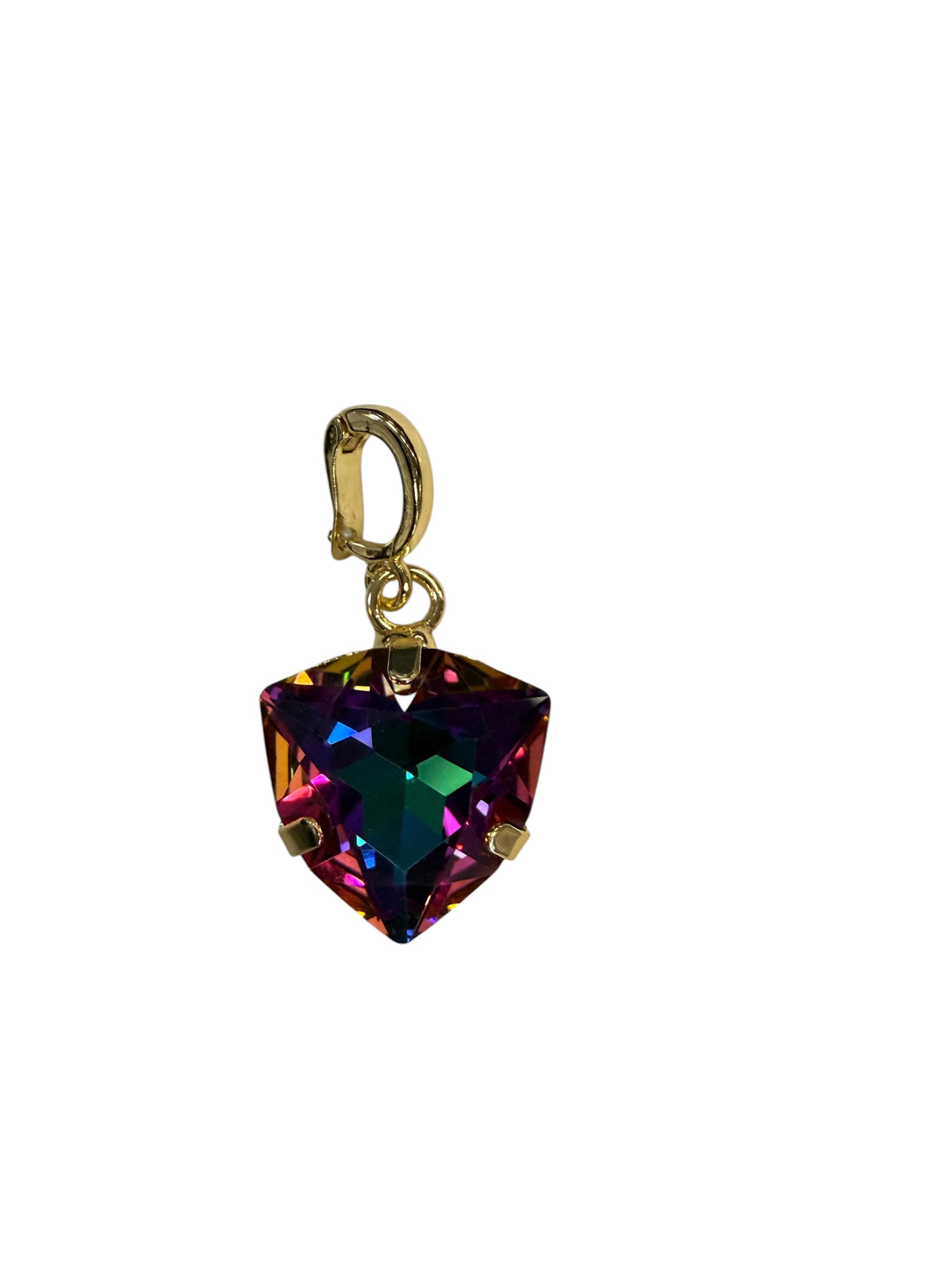 Wafa Small Triangle Crystal Charm