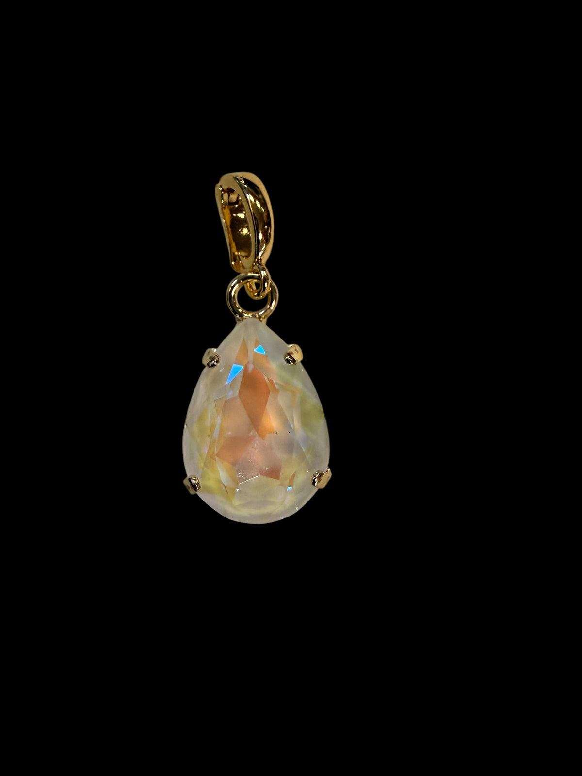 WAFA Teardrop Crystal Charm