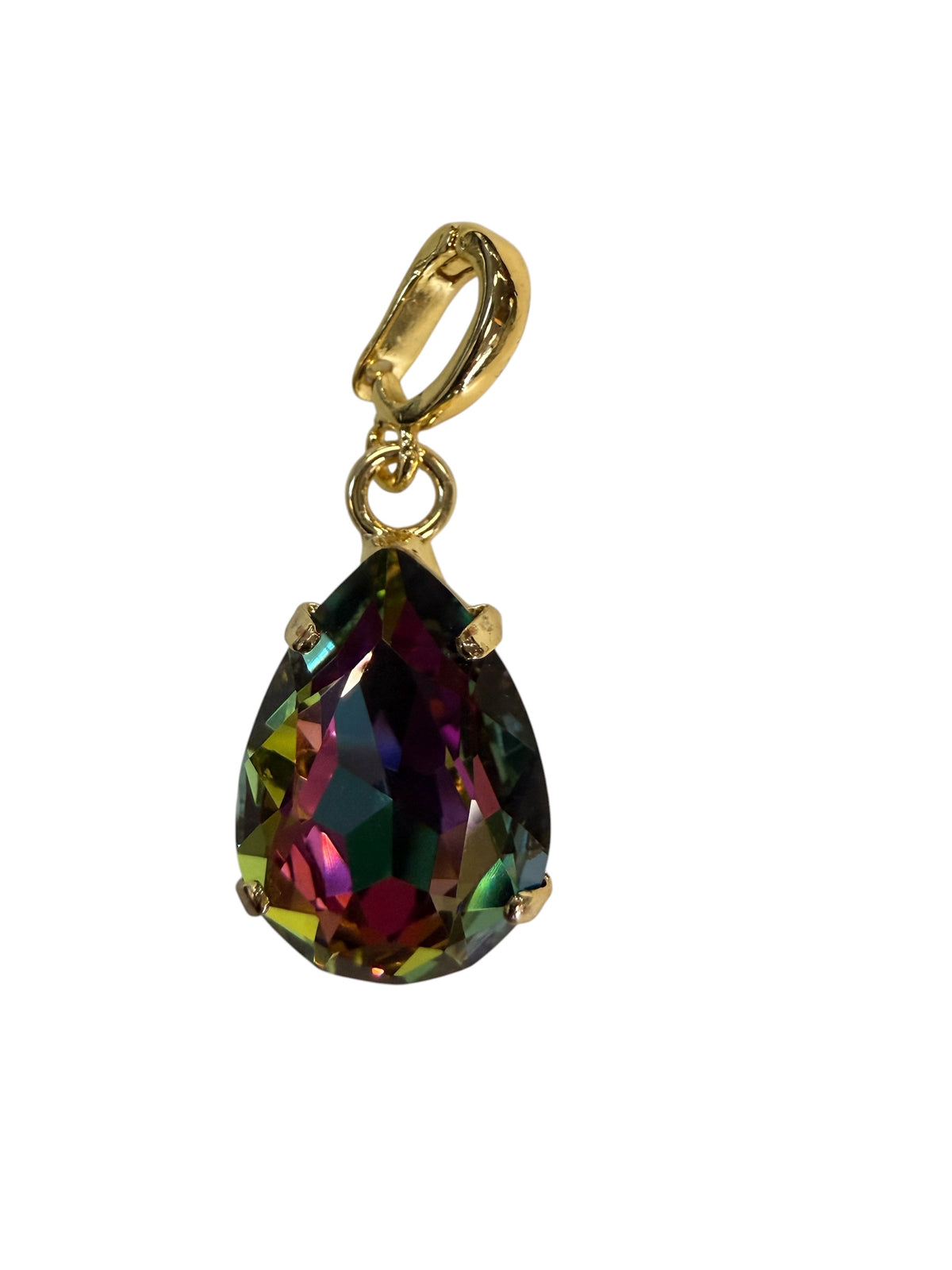 WAFA Teardrop Crystal Charm