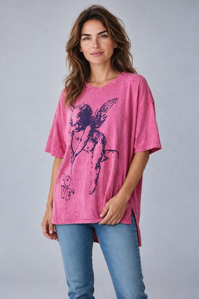 I Love Linen Pegasus Graphic Tee