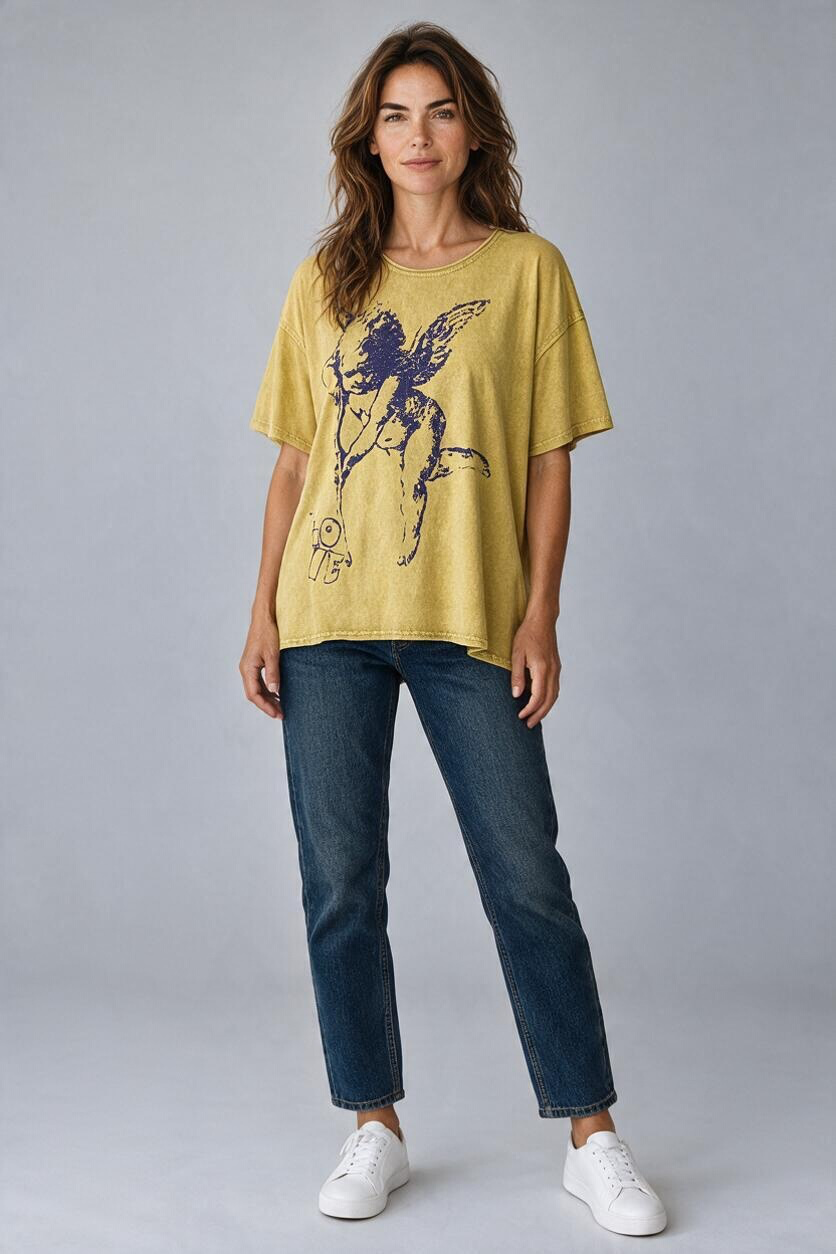 I Love Linen Pegasus Graphic Tee