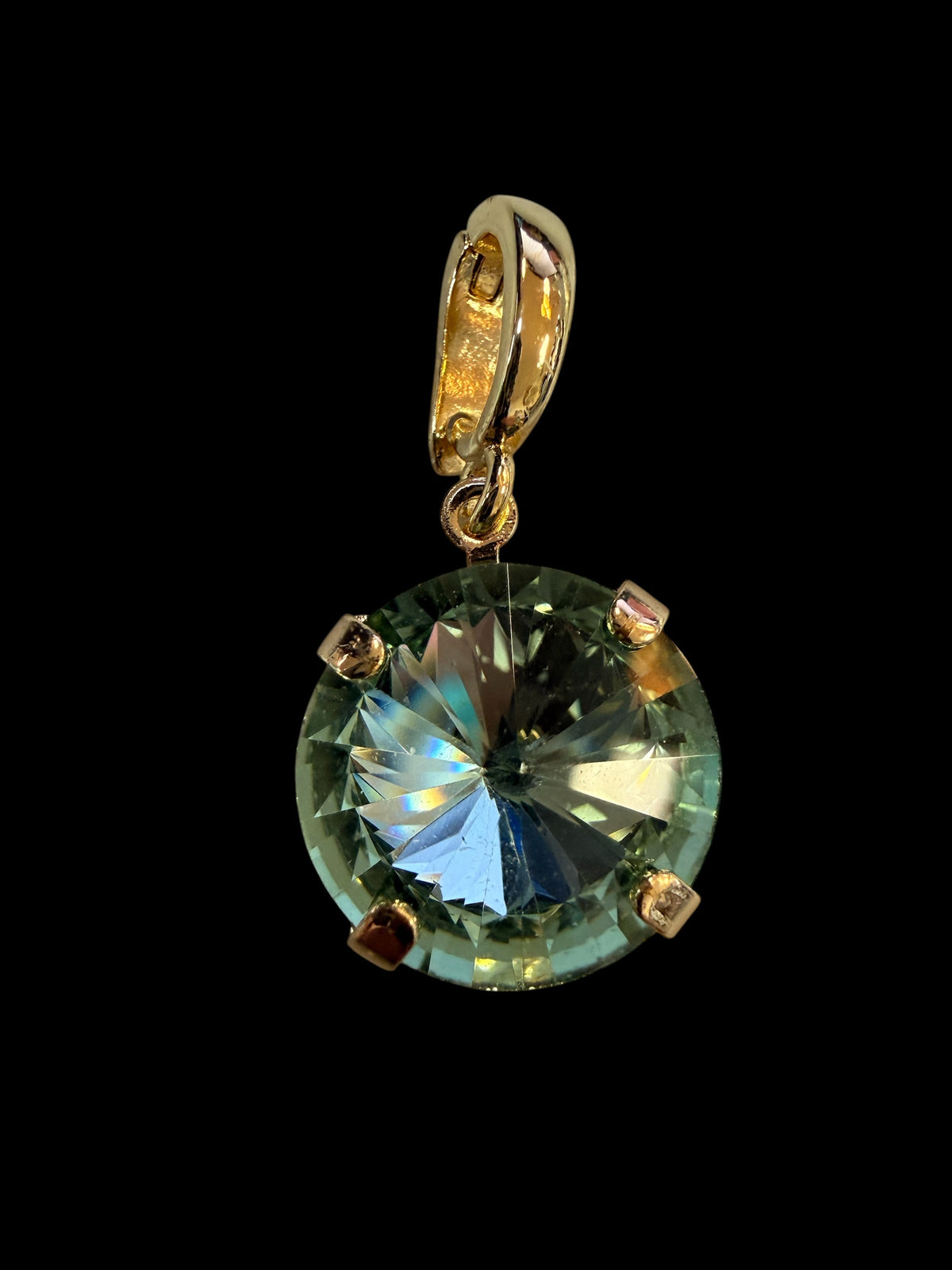 Australian Gold Crystal Charm