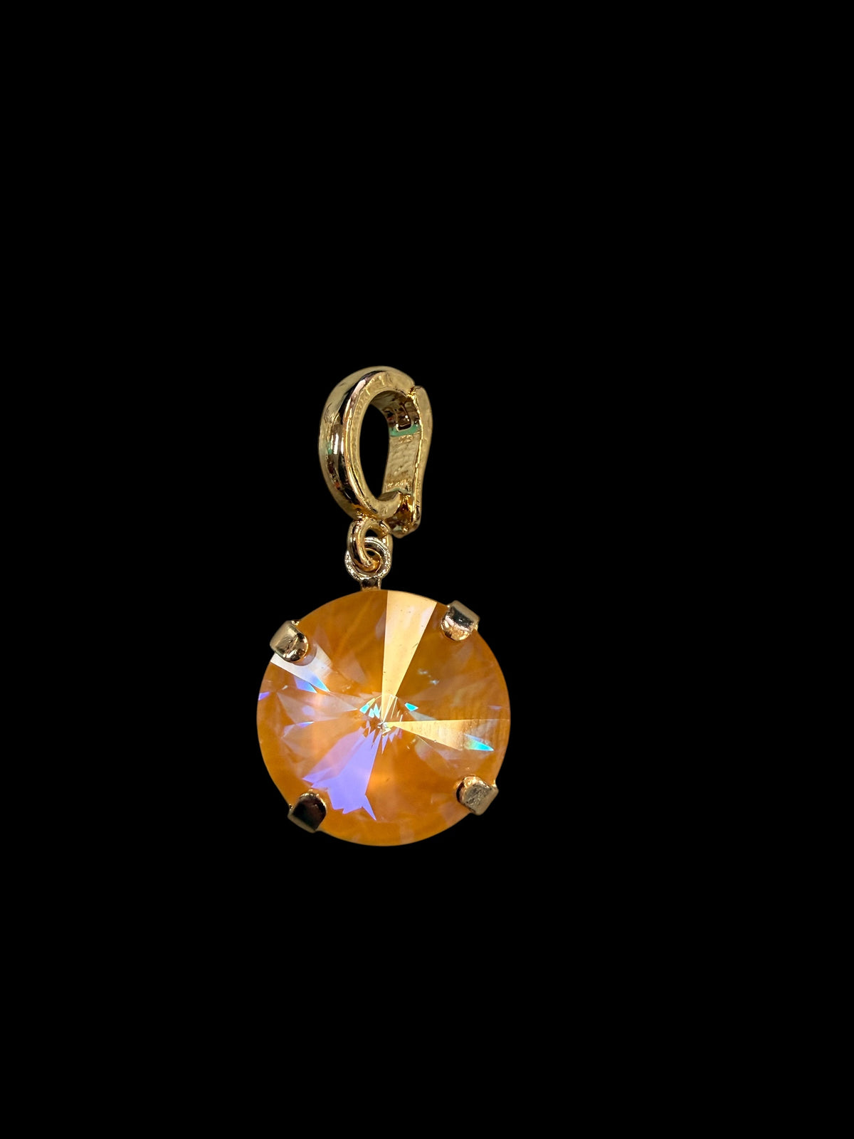 Australian Gold Crystal Charm