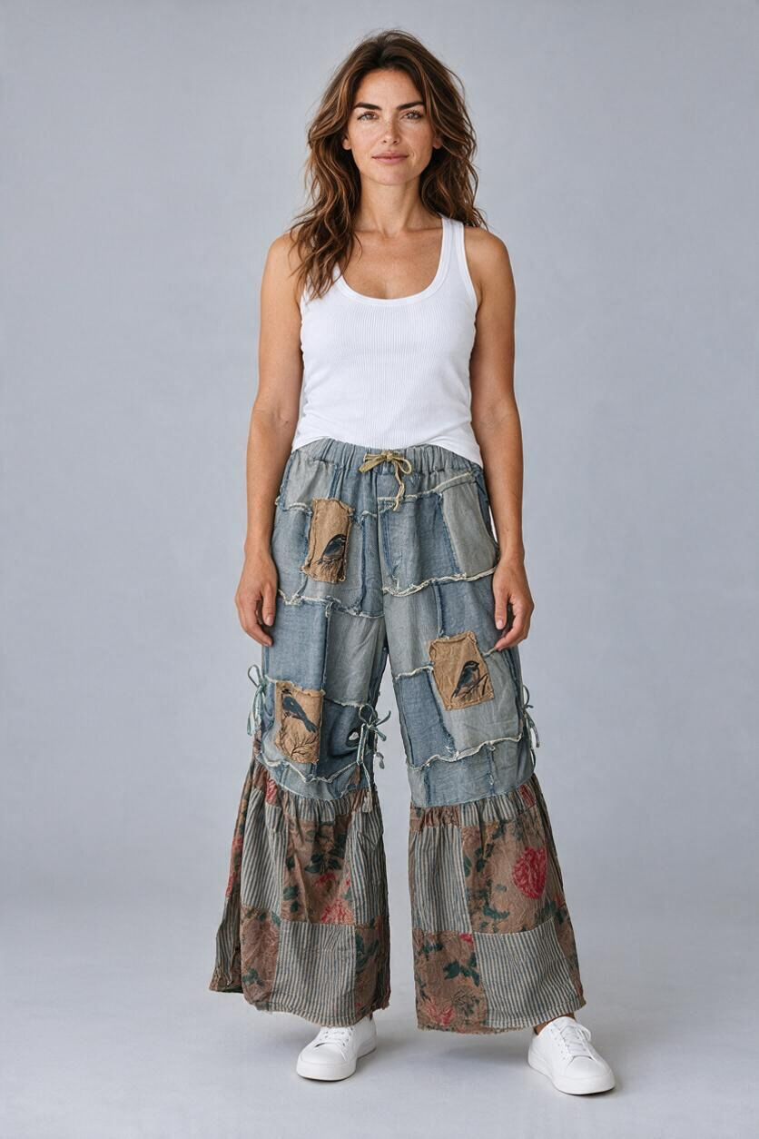 A Rare Bird Pocket Full Of Birds Pants