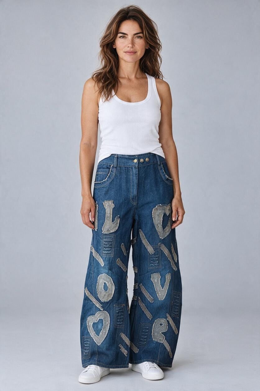 Paper Lace Love Pants