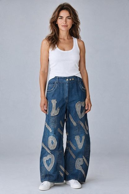Paper Lace Love Pants