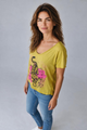 I Love Linen Tiger Rose Tee