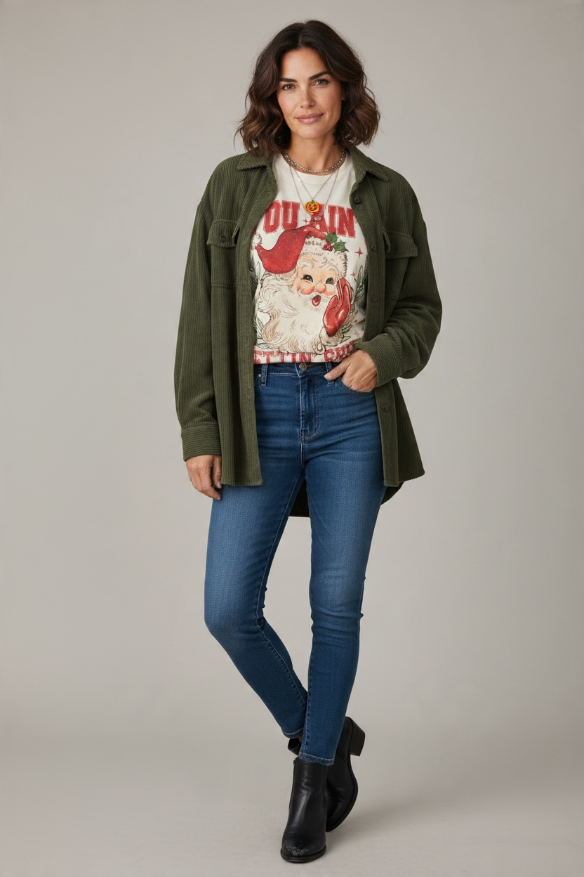 Keep It Gypsy You Ain't Gettin' Sh*t Santa Graphic Tee