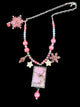 A Rare Bird Pink Christmas Charm Necklace