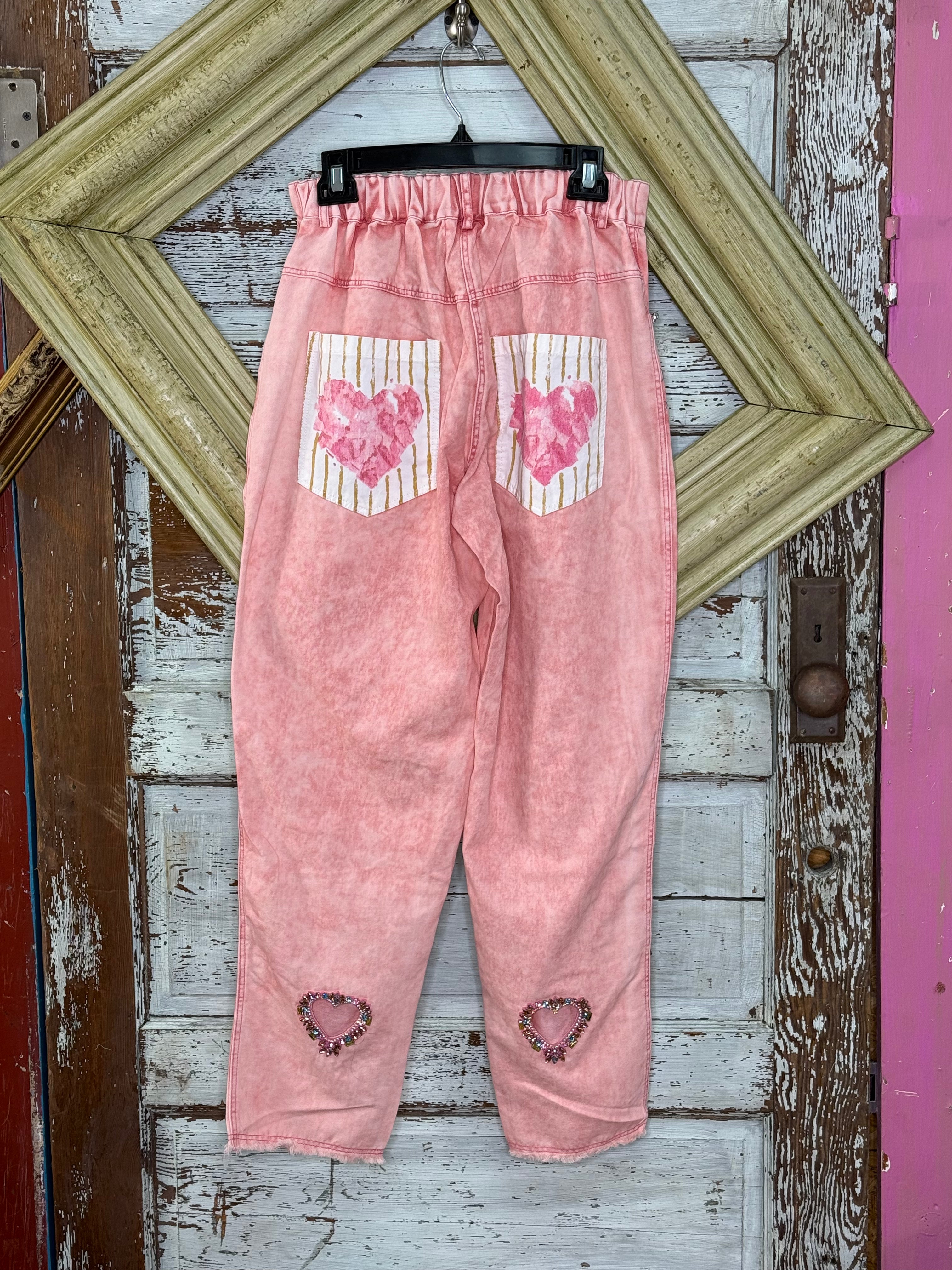 A Rare Bird Love Pink Pants