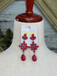 Emma Red Dangle Earrings