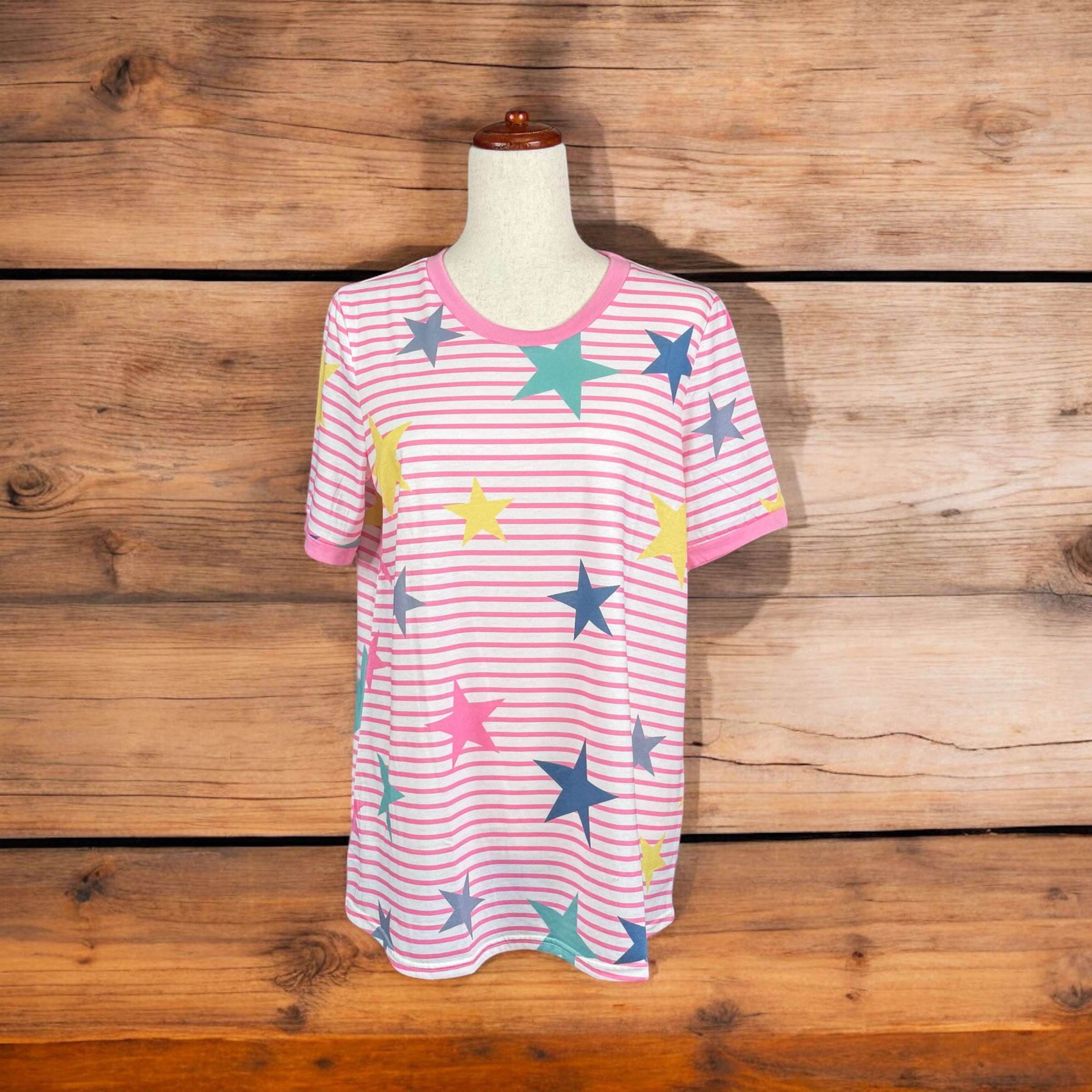 Stars with stripes top