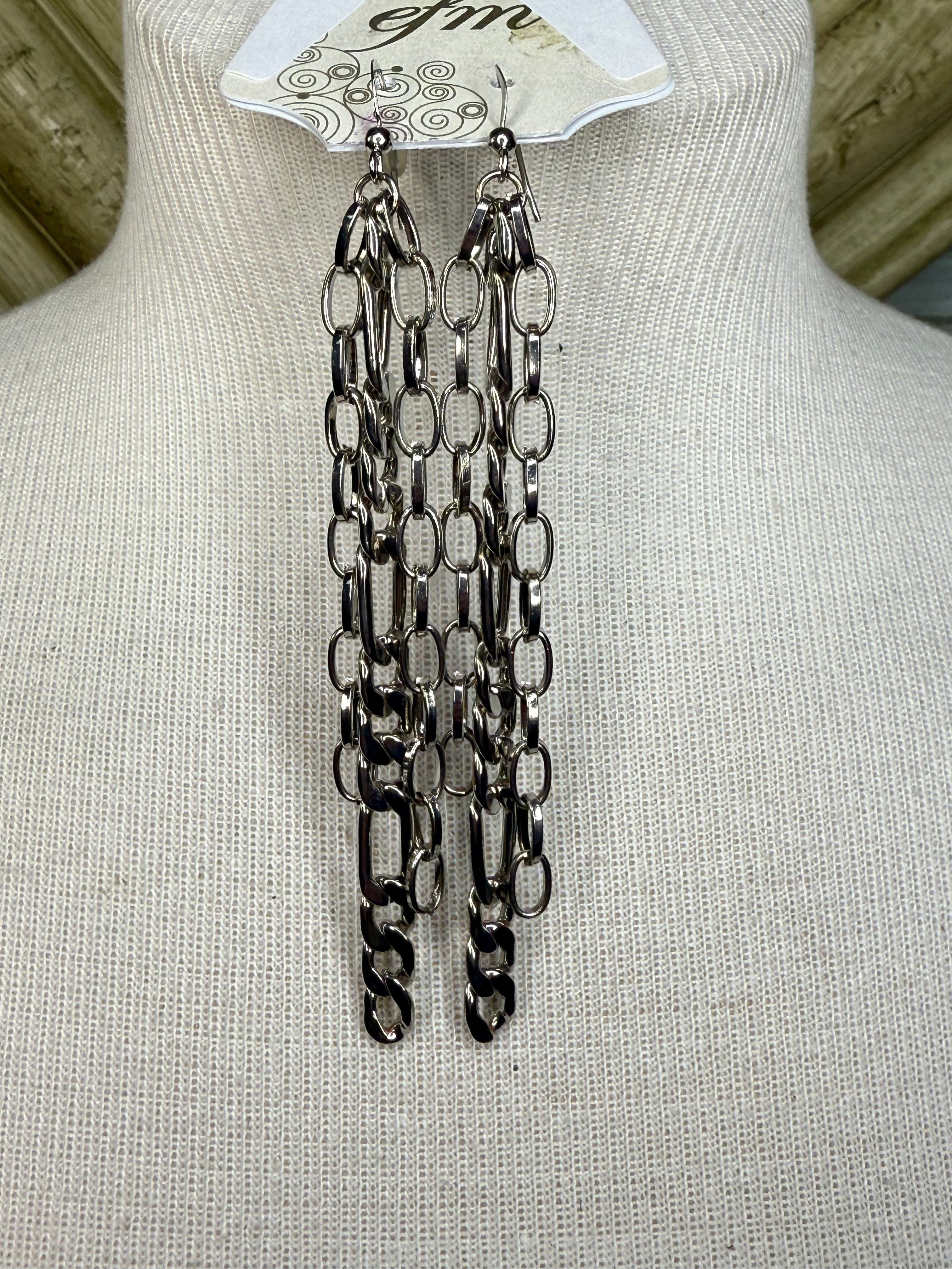 Chain Tassel Earings