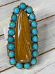Turquoises butterscotch ring