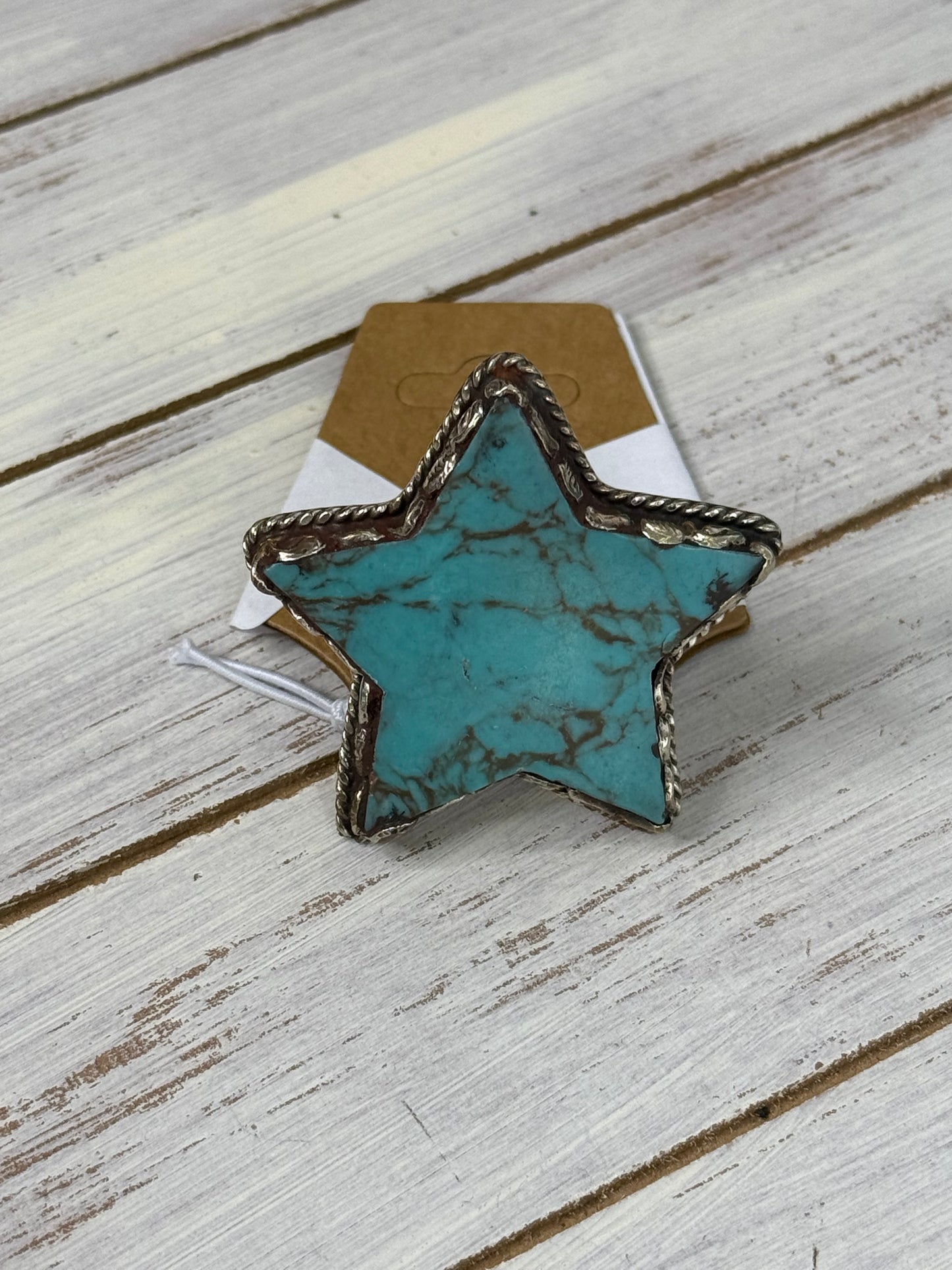 Star turquoise Ring