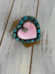 Turquoise Heart Ring