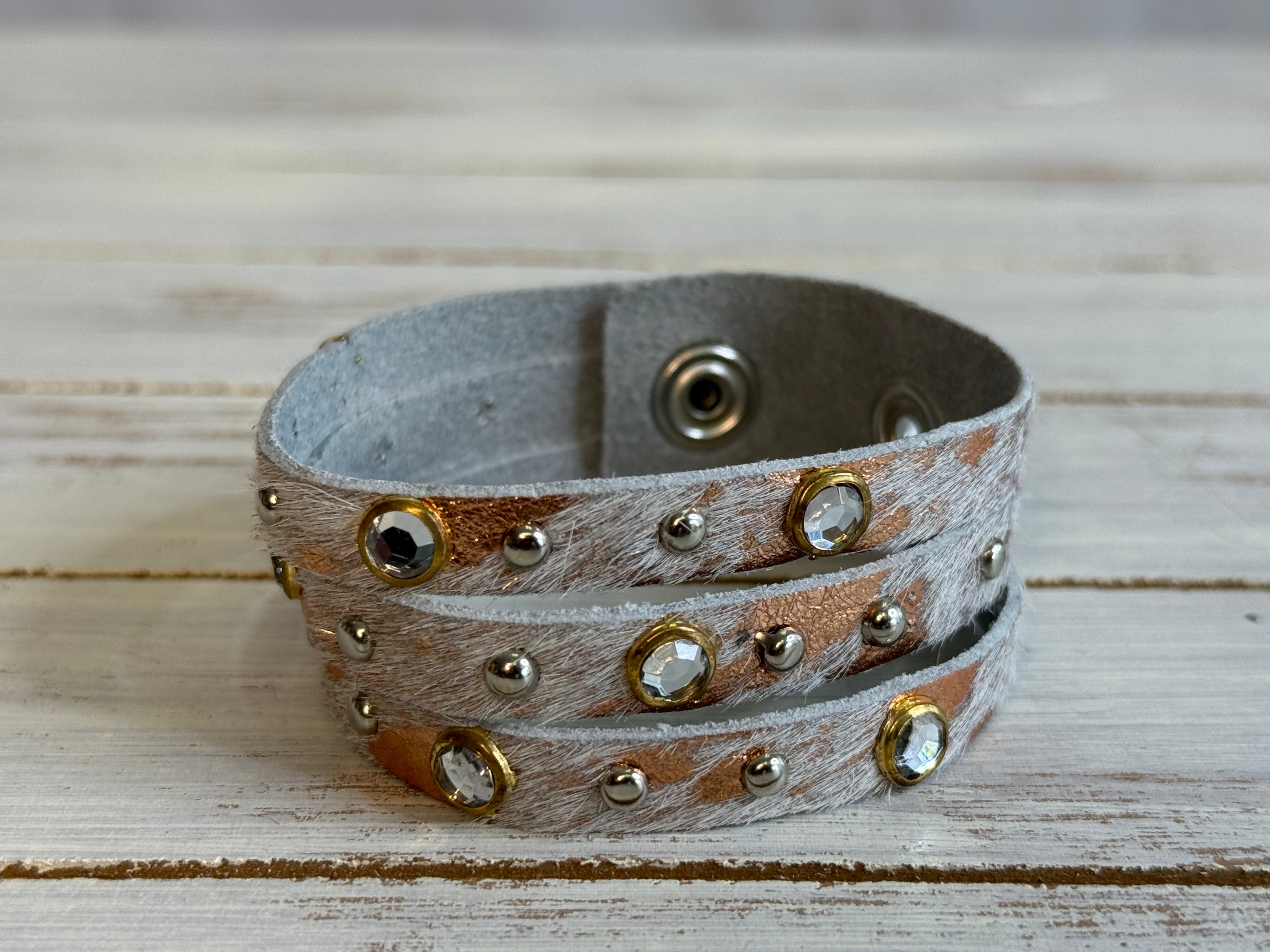 Studded Snap Bracelets