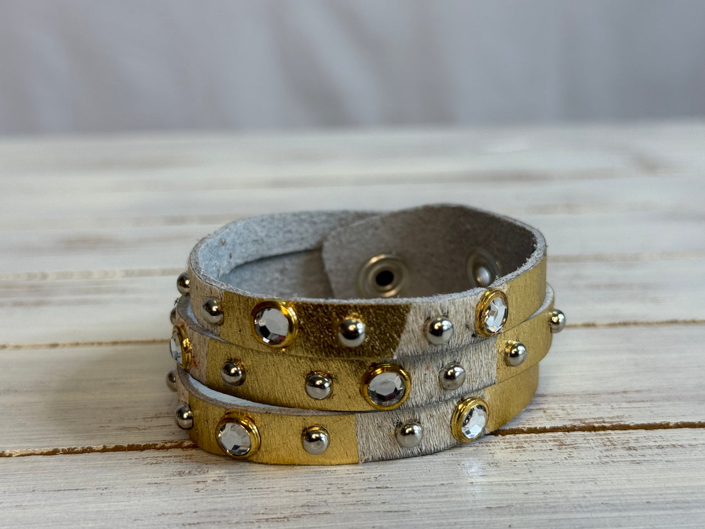 Studded Snap Bracelets