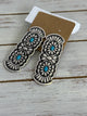 Turq  Long Earrings