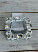 Bling White Belt Buckle