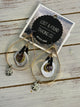 Lost and Found Gold TearDrop Charm Earrings