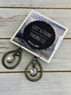 Lost and Found Circle Crystal Earrings