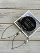 Lost and Found Bronze and pearl Leaf Earrings