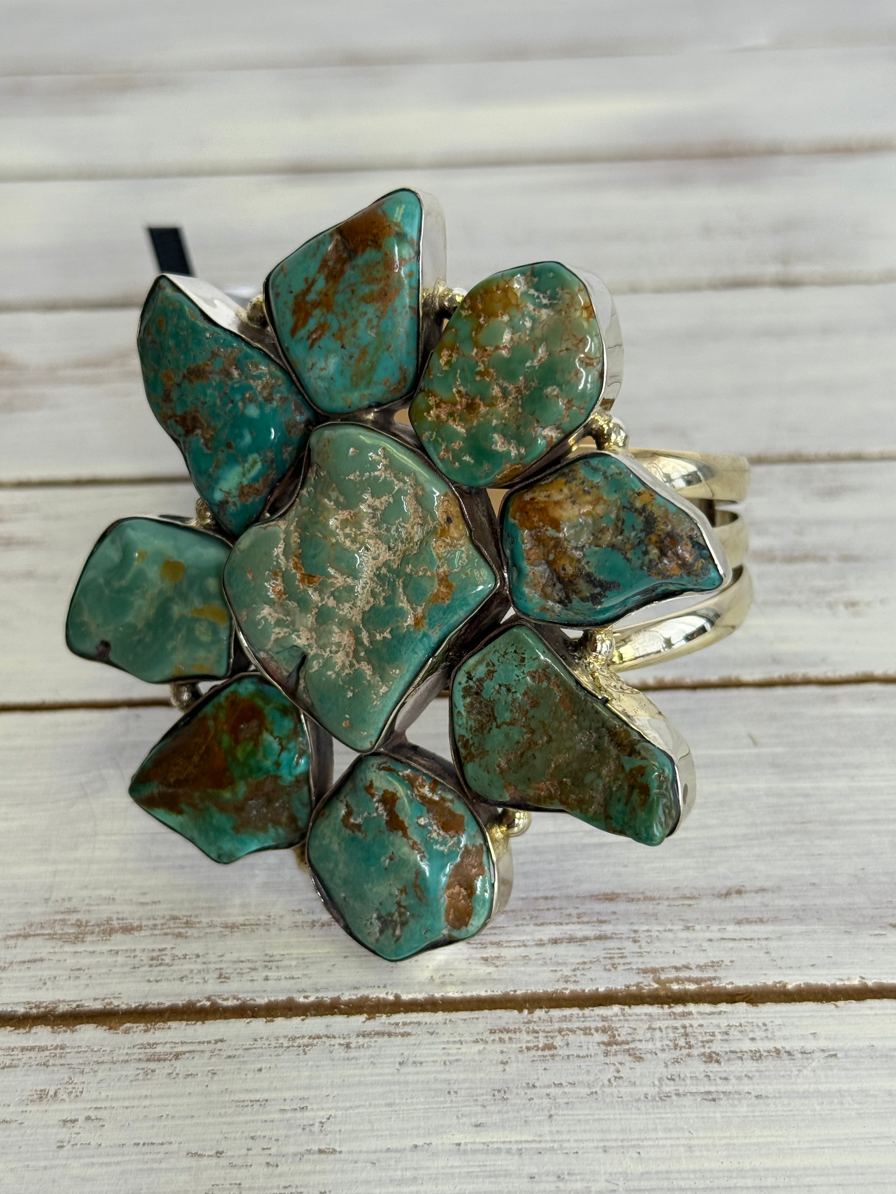 King Turqoise Cuff Bracelet
