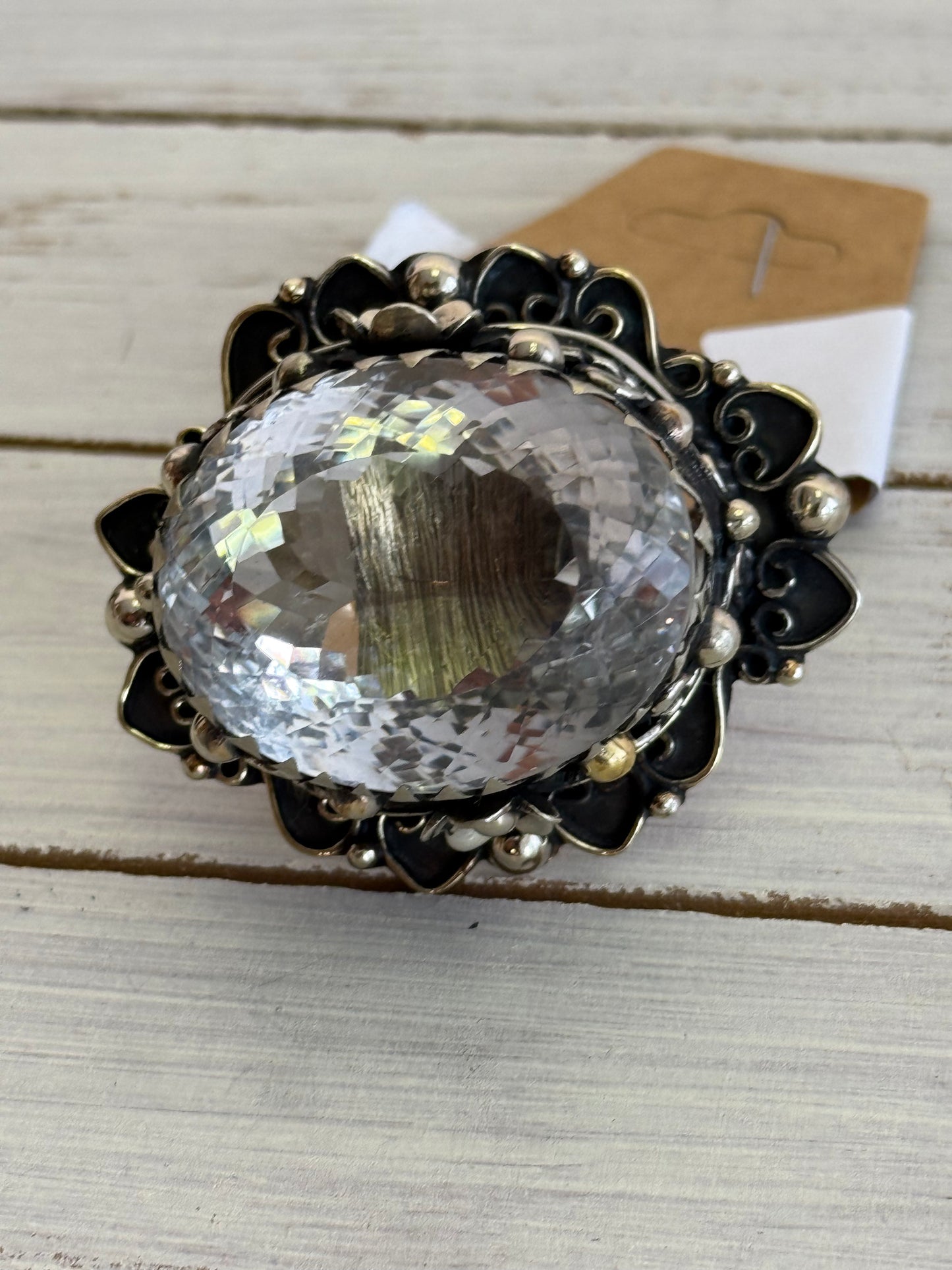 Clear Crystal  Ring
