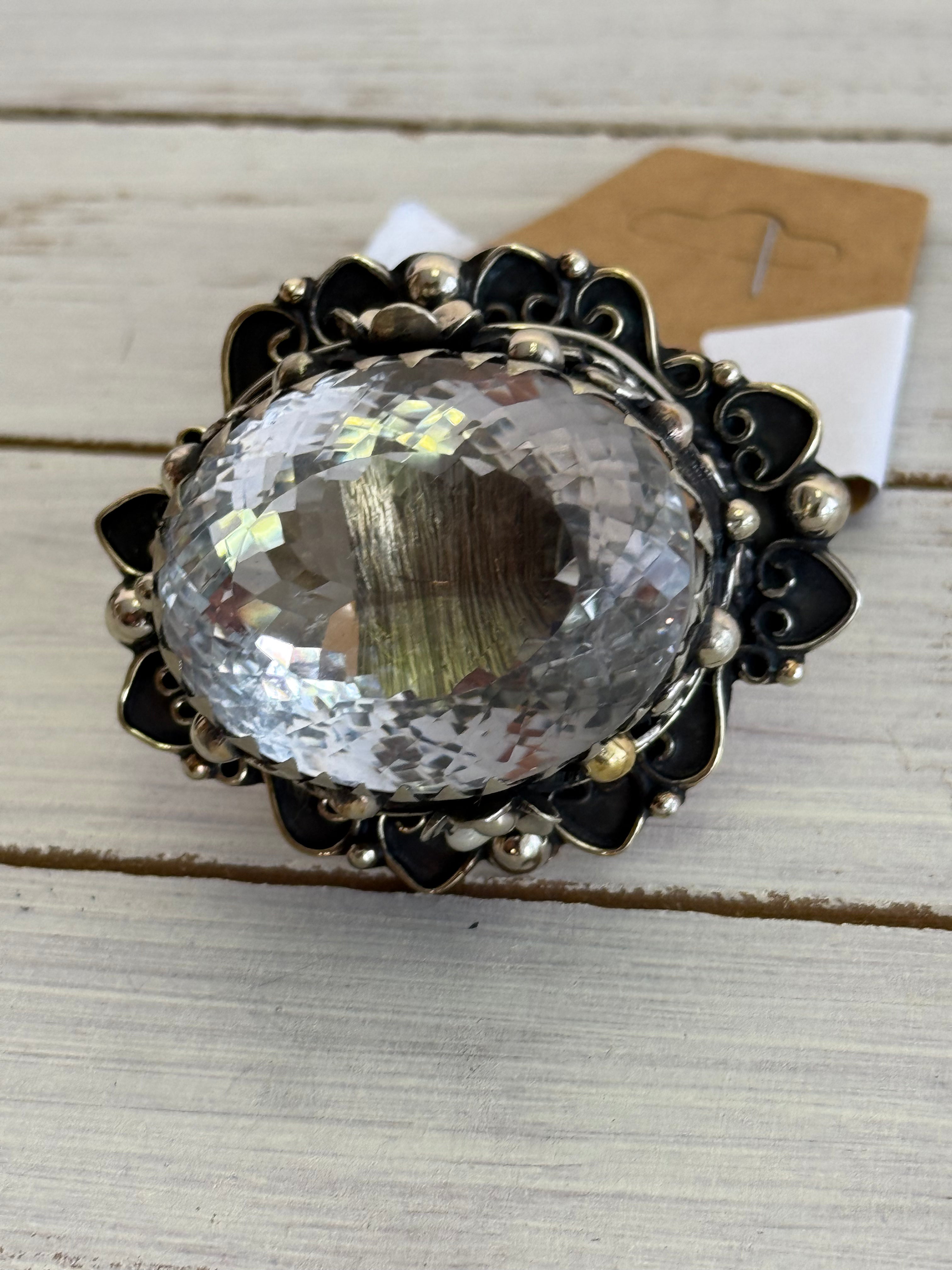 Clear Crystal  Ring
