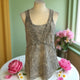 JHer Mineral Washed Lace detailed versatile Boho tank blouse top