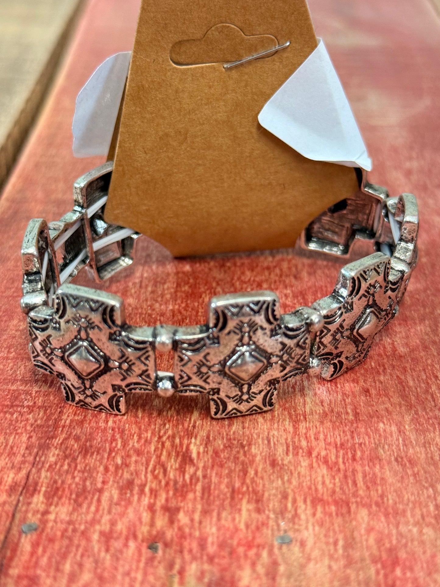 Silver Cross Bracelet