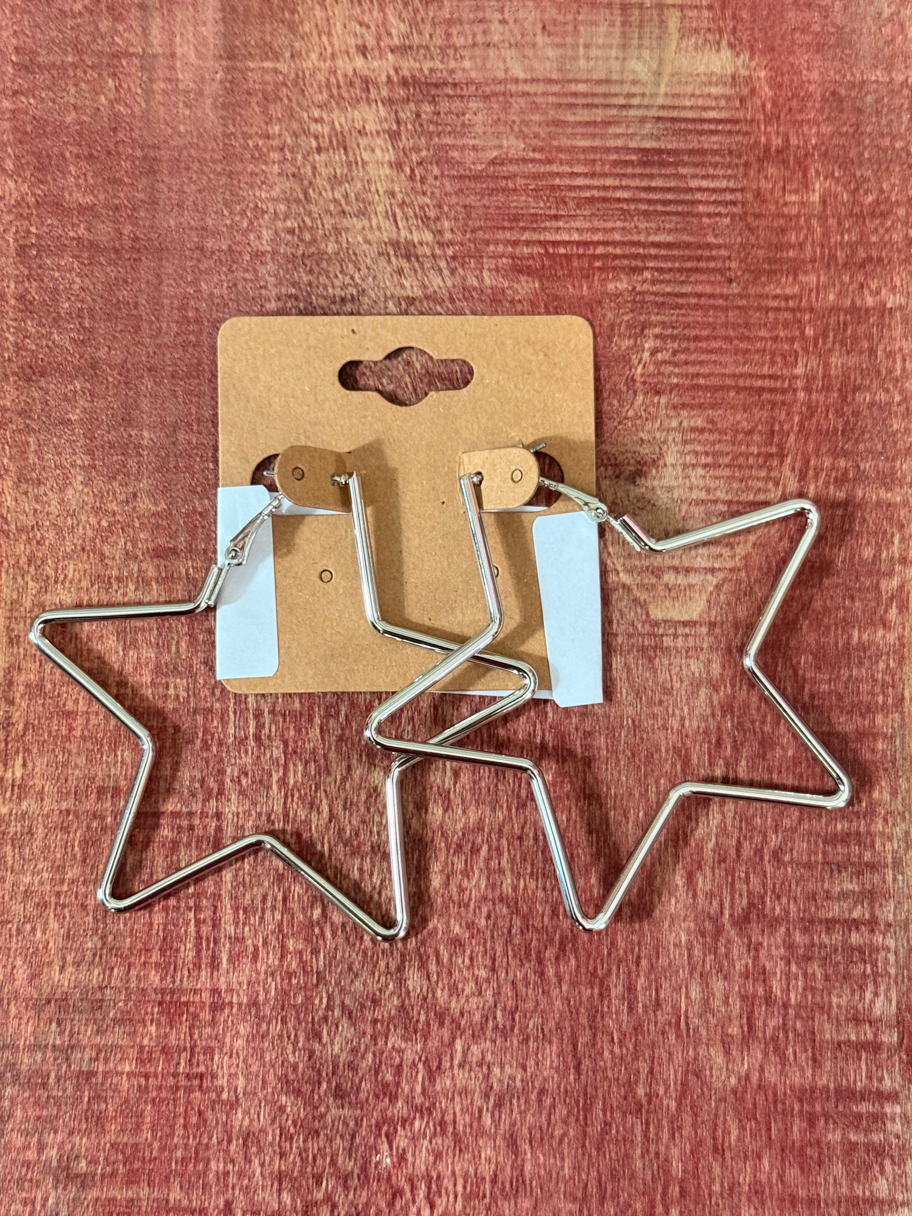 Star Hoop earrings