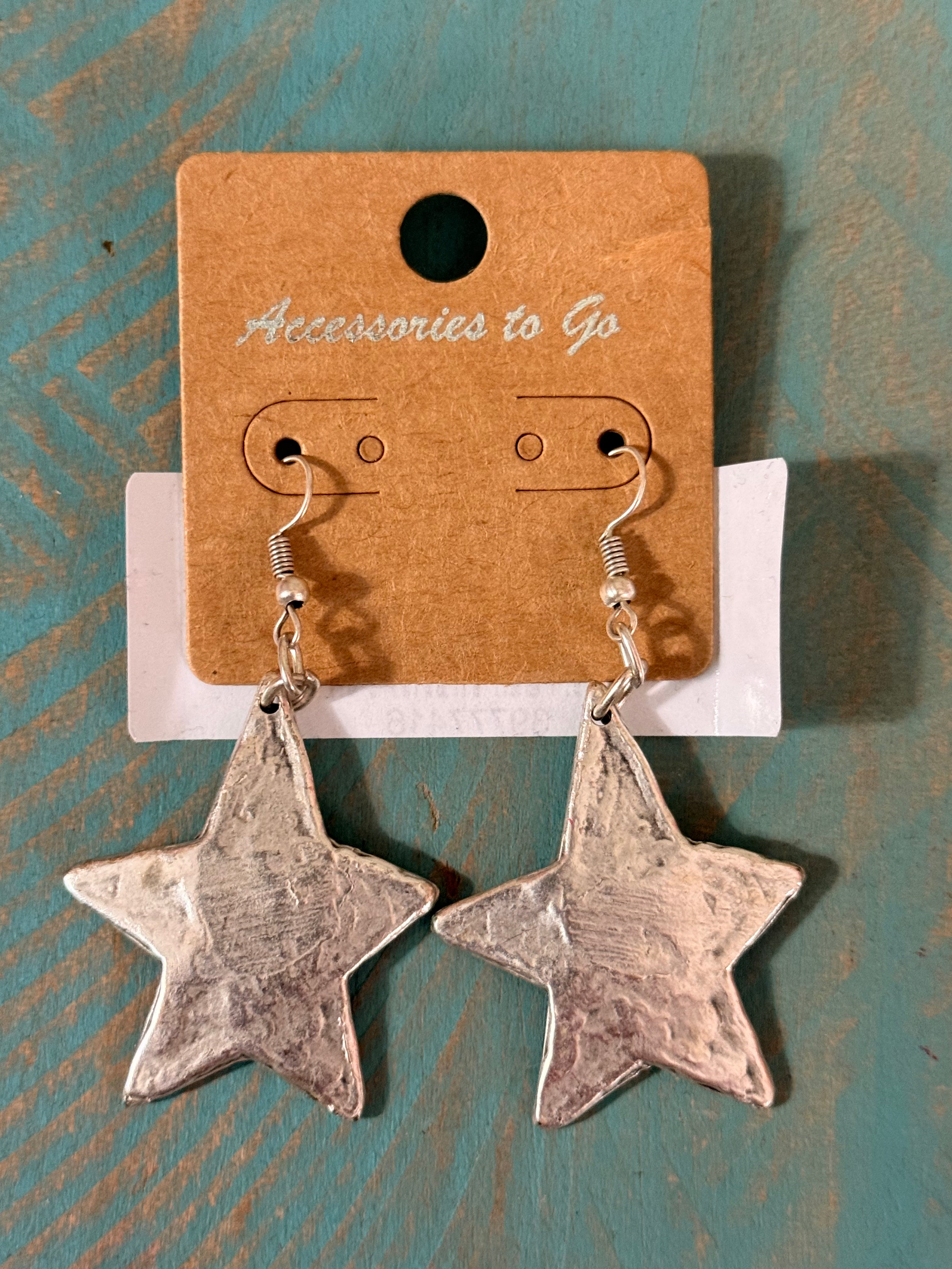 Silver Star Earrings