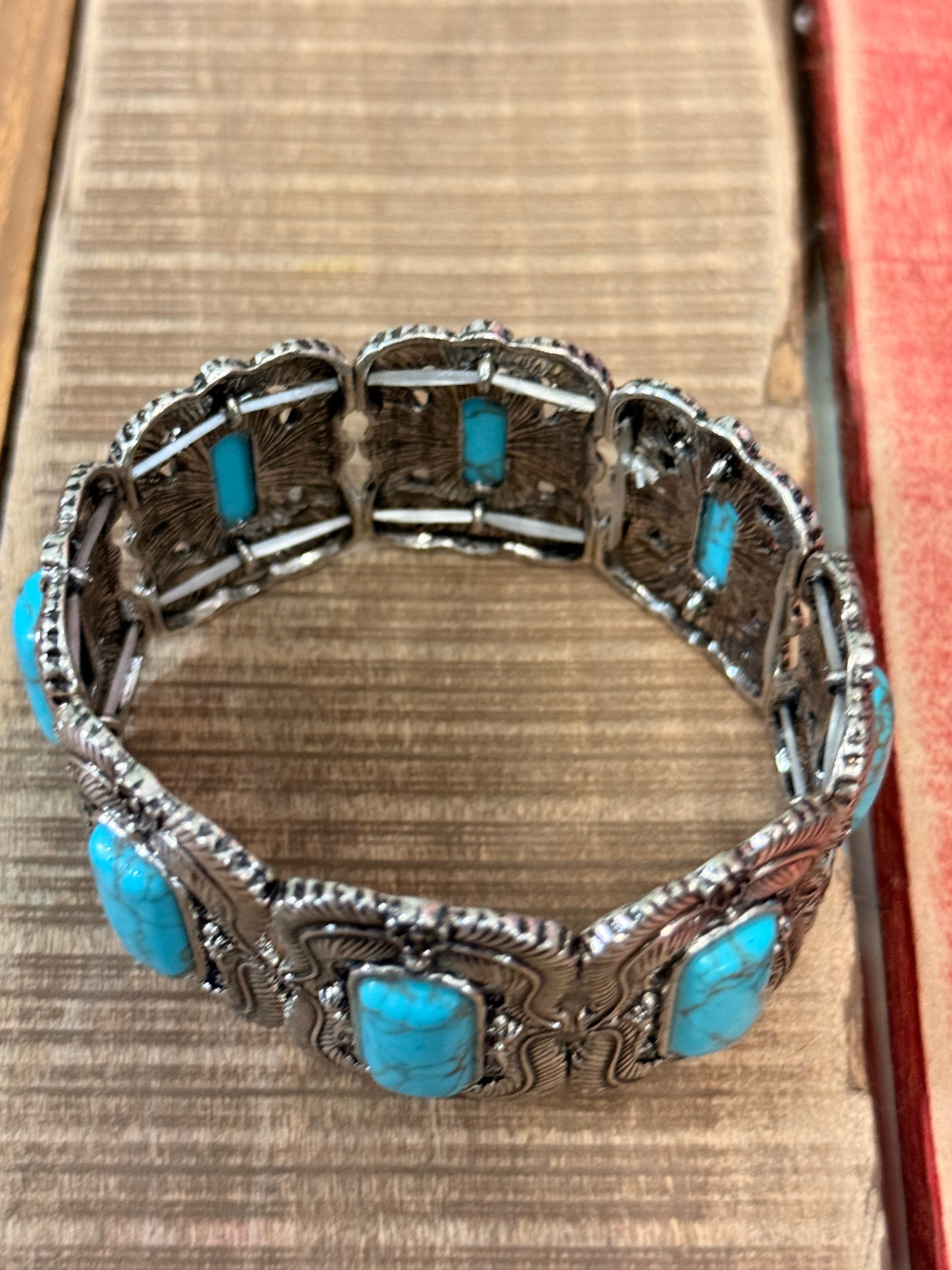 Silver Turq Bracelet