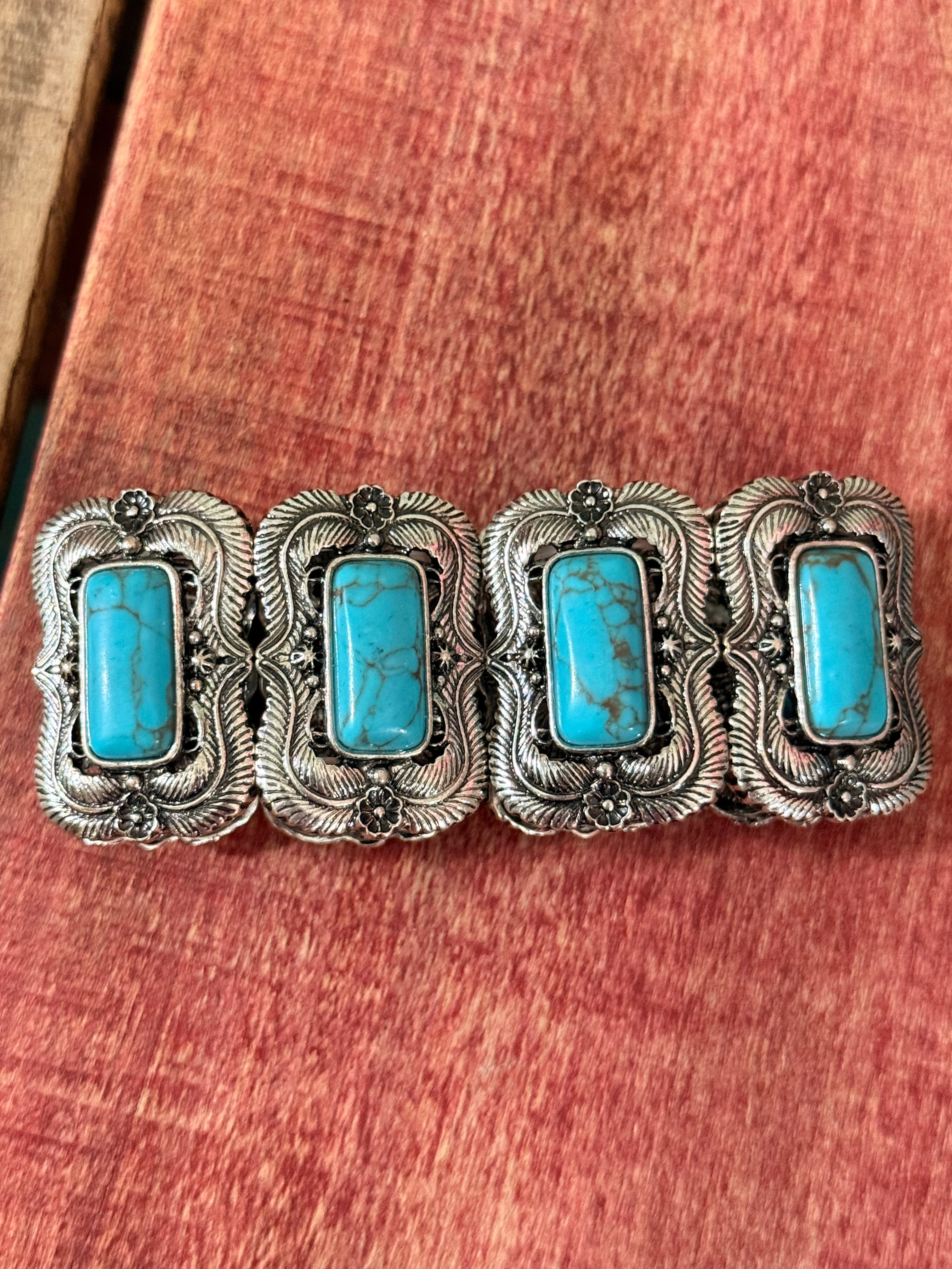 Silver Turq Bracelet