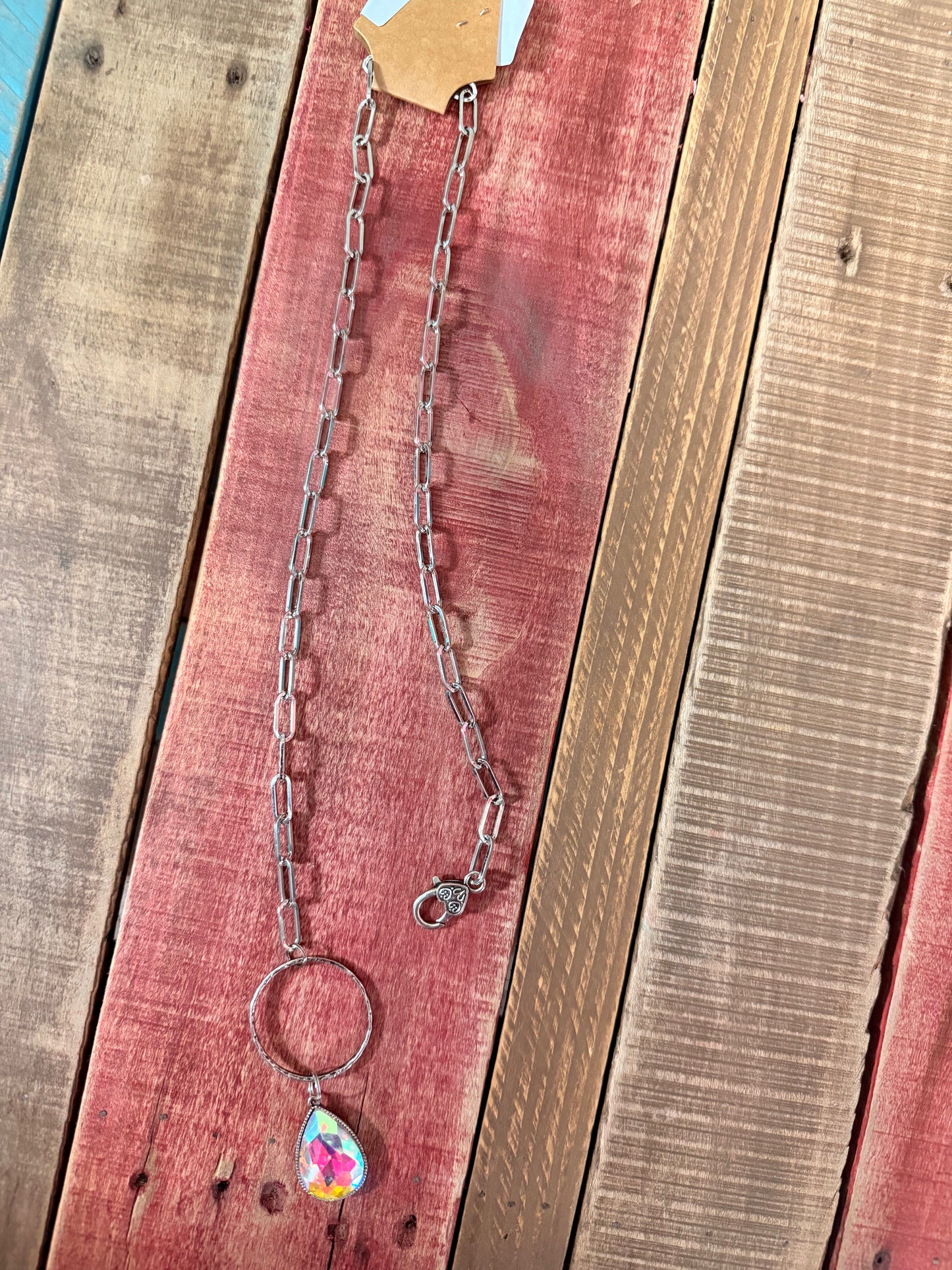 Crystal teardrop Necklace