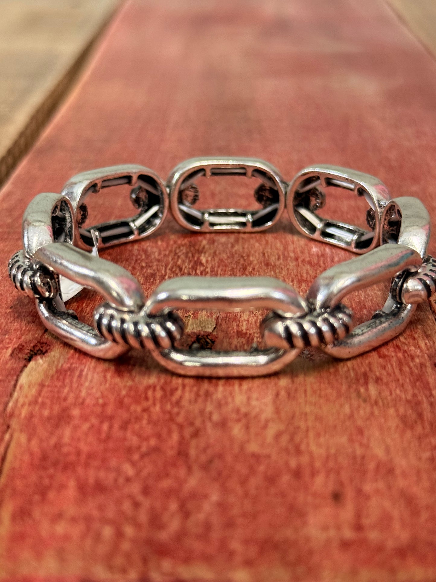 Silver Chain Link Bracelet