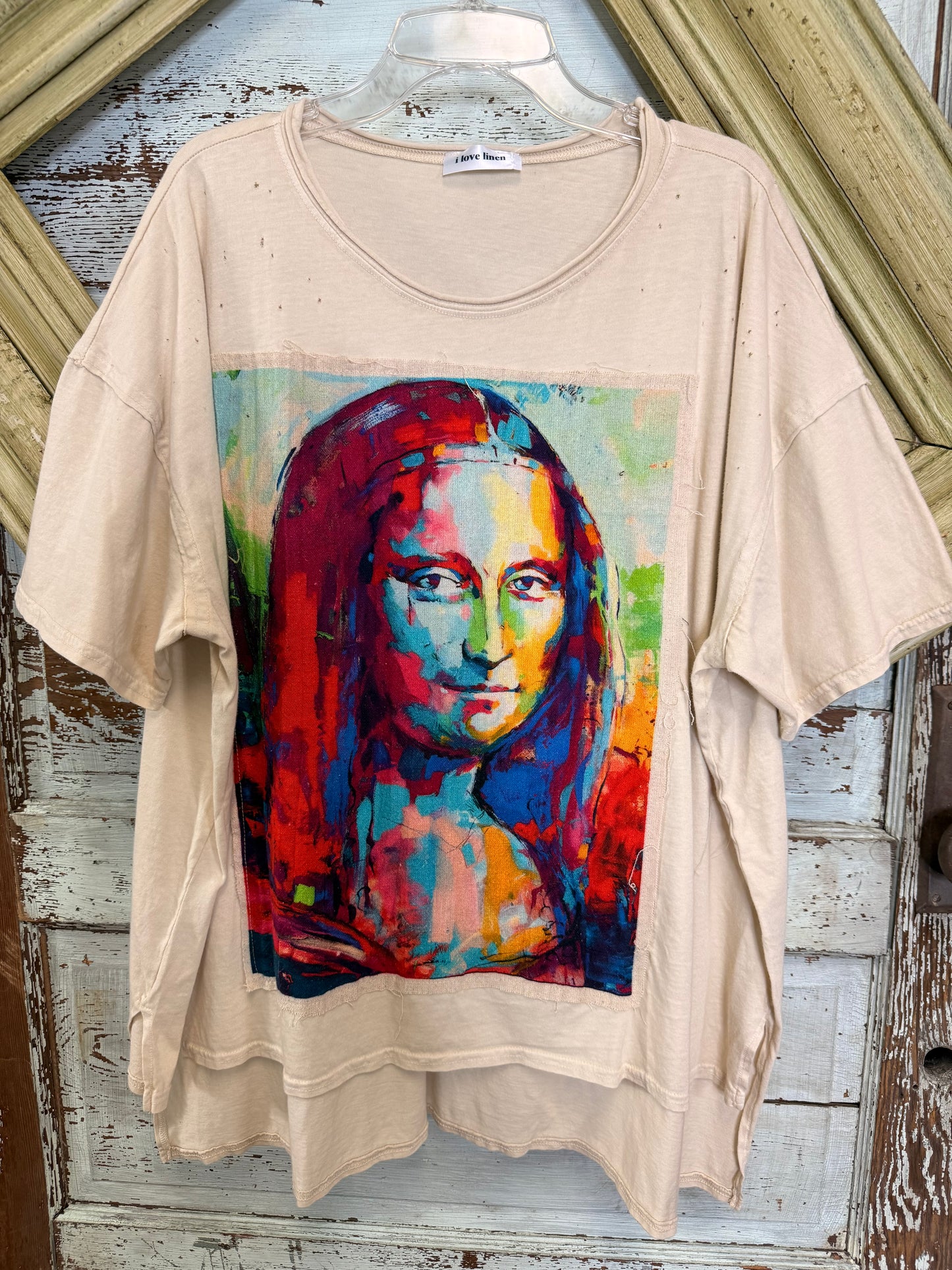 I Love Linen Mona Lisa Tee