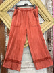 JHer Mineral Washed Tassel Fringe Pants