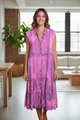 A Rare Bird Pink Tye Dye Dress